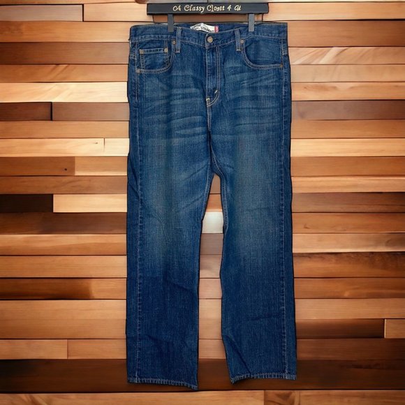 Levi’s Other - Levi’s 569 Loose Relaxed Straight Leg Dark Wash Jeans 36x34